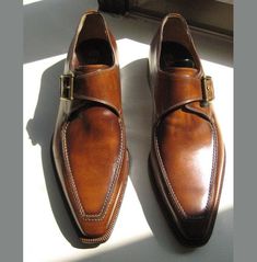 Monk Shoes, Quality Leather Boots, Leather Formal Shoes, Custom Design Shoes, Monk Strap Shoes, Dress Leather, Simple Shoes, Men Formal, Leather Dress Shoes