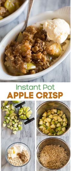 an image of apple crisp recipe