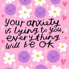 Anxiety really does lie and make up crazy stories that literally arent real 🥲 but as we heal we formulate the understanding and the skills to navigate that in a mature manner Crazy Stories, International Friends, Everything Will Be Ok, Inspo Quotes, Self Quotes