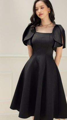 Party Dress Black, Black Dresses Classy, Elegant Dresses Classy, בר מצווה, Black Dress Outfits, Stylish Party Dresses, Classy Dress Outfits