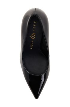 A pointy toe and tapered heel balance an eye-catching pump set on a cushioned footbed for long-lasting wear. 3 1/2" heel Memory foam cushioning Synthetic and textile upper and lining/synthetic and rubber sole Imported Black Pointed Toe Pump With Padded Heel, Black Pumps With Padded Heel And Pointed Toe, Fitted Court Shoes With Removable Insole And Pointed Toe, Synthetic Pointed Toe Court Shoes With 4-inch Heel, Synthetic Pointed Toe Court Shoes With Sculpted Heel, Katy Perry, Women's Pumps, Memory Foam, Rubber Sole