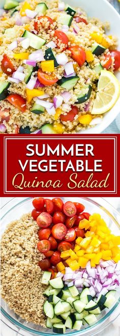 an image of summer vegetable quinoa salad