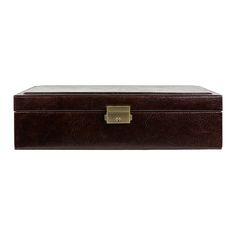 "DESIGN - A leather watch box Herzog keeps your timepieces safe and sound. Made of full-grain Italian leather and extra soft velvet, this organizer has slots for four watches. A leather pocket is perfect for storing several watch straps or bracelets. A luxury watch holder can be a stylish accessory on a dresser or it can protect your precious collection of wristwatches while travelling. The box can be personalized with the one of your loved one or even your favorite quote. We offer laser engravi Brown Rectangular Watch Case For Formal Occasions, Brown Rectangular Case Watch Accessories For Formal Occasions, Brown Rectangular Watch Accessories For Formal Occasions, Formal Brown Watch Accessories With Rectangular Case, Formal Brown Rectangular Watch Accessories, Classic Cases As Gifts, Classic Box-shaped Watch Accessories For Business, Classic Rectangular Watch Case For Business, Classic Business Watch Accessories Box