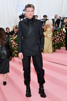 Met Gala Dresses 2019, Creative Black Tie, Met Gala Dresses, Gala Outfit, Dapper Dan, Outfits Hombre, Male Celebrities