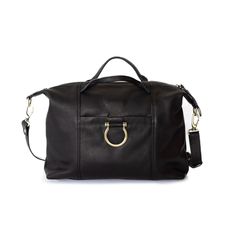 Linda Jean Handbag - Black Raw Leather | Sapahn. Saffiano Leather Bag With Double Handle For Daily Use, Shopping Shoulder Bag With Double Handle In Saffiano Leather, Shopping Saffiano Leather Shoulder Bag With Double Handle, Leather-lined Saddle Satchel For Daily Use, Black Leather Shoulder Bag With Anti-theft Pocket