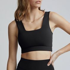 New (Never Worn), Size Xs, Black Designed To Move Seamlessly With Your Body, The Medium Support Delta Is A Square Neck, Tank-Style Bra, With A Sleek And Supportive Silhouette. Includes Built In Slots For Padding + Inserts Retails For $70 + Tax Tags: Alo Yoga, Bandier, Set Active, Carbon38, Nylora, Free People, Sport, Lululemon, Athletic, Athleta, Varley, Nike, Adidas, Outdoor Voices Black Crop Top With Seamless Construction And Medium Support, Black Crop Top With Medium Support And Seamless Construction, Trendy Black Sports Bra With Medium Support, Black Compressive Crop Top For Summer, Black Compressive Crop Top Activewear, Black Crop Top With Medium Support And Bra-friendly, Versatile Black Stretch Crop Top, Black Seamless Construction Crop Top Activewear, Black Crop Top Sports Bra For Yoga