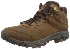 the men's hiking shoe is brown