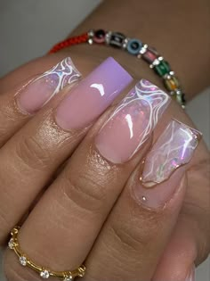 25th Birthday Nails, Pisces Nails, Unicorn Nails, Mermaid Nails, Types Of Nails