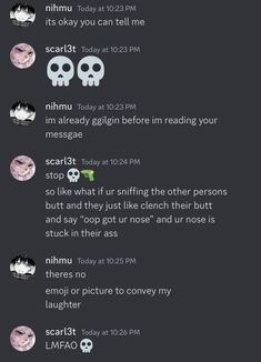 two texts are shown with skulls on them and one is in the middle of an image