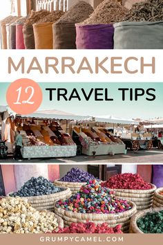 marrakeh travel tips with text overlay