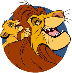 the lion and the mouse are facing each other