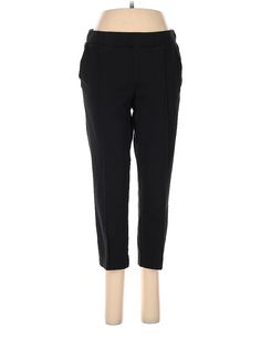 J.Crew Factory Store Casual Pants Size: Small Black Bottoms - used. 70% Cotton, 27% Polyester, 3% Elastane, Capri, Solid, Mid/Reg Rise | J.Crew Factory Store Casual Pants - Mid/Reg Rise: Black Bottoms - Size Small Petite Black Cropped Leg Pull-on Bottoms, Black Cotton Capris For Work, Black Stretch Straight Leg Capris, Black Fitted Straight Leg Capris, Fitted Black Straight Leg Capris, Black Mid-rise Capris For Work, Black Stretch Cropped Leg Pants, Black Casual Pants, Black Pants Casual