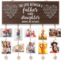 PRICES MAY VARY. 🎁PERFECT & CUTE FATHERS DAY GIFTS FOR DAD: This best dad gifts wooden hanging board with cute & fine decoration sign is a perfect and cherished dad gifts from daughter unique son Fathers Day Gifts for dad or father in law, a home décor sign ornament to record the happiness between father and daughter. Ideal Gifts for dad for Christmas, Birthday, Father’s Day, Valentine, Thanksgiving, etc. Also work as Fathers Day gifts for husband from wife, for grandpa, brothers, father in law Best Dad Gifts Christmas, Xmas Card Holder, Stepdad Gifts, Dad Picture Frame, Gifts For Dad From Daughter, Christmas Gifts For Dad, Birthday Gifts For Dad, Father Daughter Gifts, Dad Pictures