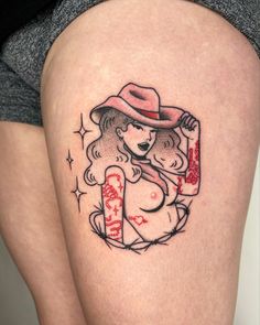 Modern Pinup Tattoo, Pin Up Doll Tattoos, Burlesque Tattoo Ideas, Austin Powers Tattoo, Fat Pinup Tattoo, Neo Traditional Pinup Tattoo, Naked Pinup Tattoo, Western Pinup Tattoo