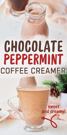 My homemade Christmas creamer recipe is the perfect way to celebrate the holidays. Sweet and creamy with a hint of peppermint, this peppermint mocha coffee creamer recipe is quick and easy to make and is perfect for your iced and hot holiday coffee drinks | Homemade coffee creamer recipes |  coffee creamer ideas | Flavored coffee creamer Pumpkin Pie Coffee Creamer Recipe, Peppermint Mocha Coffee Creamer Recipe, Homemade Coffee Creamer Peppermint Mocha, Homemade Lactose Free Coffee Creamer, Homemade Flavored Coffee Creamers, Peppermint Creamer Homemade, Keto Creamer For Coffee Recipe, Christmas Coffee Creamer Recipes, Homemade Peppermint Mocha Coffee Creamer