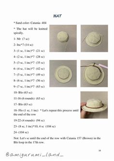 instructions to make a crochet hat for children