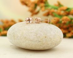 A pair of Solid 14k Rose Gold Morganite Stud Earrings. * Solid 14k Rose Gold * Natural Moragnite, 7x5mm oval each or 8x6 oval each * Vintage Scroll Style * Friction Push back * Earrings gift Box * 128_7x5mm_oval_morg Gold Oval Earrings, Oval Stud Earrings, Rose Gold Morganite, Oval Earring, Star Studs, Star Earrings, Engraved Rings, Morganite, Earring Gifts