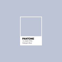 pantone's blue hue is shown in the background, and it appears to be from