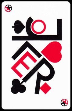 a playing card with the word love on it