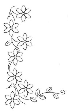 the letter c is made up of flowers and leaves, with one flower on each side