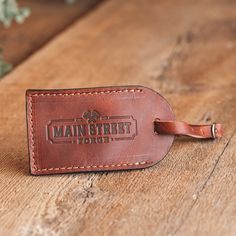 TRAVEL WITH LESS HEADACHE - Perfect for your next holiday vacation, business trip, or couple’s cruise. This full grain leather luggage tag ensures your personal information stays safe, and your belongings reach your final destination right when you do. PREMIUM LEATHER LUGGAGE TAG - At Main Street Forge we’re known for our practical, high quality leather products, and these baggage tags perfectly fit the bill. Choose from 7 unique colors: Avalanche Gray, Midnight Black, Charred Oak, Tobacco Snake Classic Leather Luggage Tag For Daily Use, Classic Leather Luggage Tag, Classic Brown Travel Accessories With Luggage Sleeve, Brown Leather Travel Accessories As Gift, Brown Leather Luggage Tag For Everyday Use, Brown Leather Patch Luggage Tag For Everyday Use, Classic Brown Leather Luggage Tag, Brown Leather Rectangular Travel Accessories, Classic Brown Travel Accessories For Weekend Trips