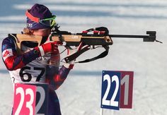 Myriam Bédard (Canada) 🥇 15 km individual 🥇 7.5 km sprint • Lillehammer 1994 Olympics #biathlon