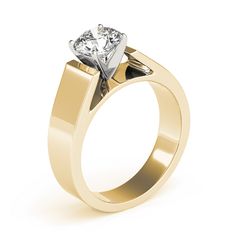 Wide Band Engagement Ring, Solitaire Engagement Ring Settings, Cathedral Engagement Rings, Future Engagement Rings, Yellow Engagement Rings, Gold Rings Fashion, Mens Gold Bracelets, Yellow Gold Engagement Rings, Men Diamond Ring