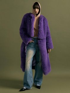 Composition : 100% POLYESTERCountry of Origin : China Fur Coat, Composition, Jackets & Coats, China, The Originals, Purple, Clothes For Women, Quick Saves, Clothes