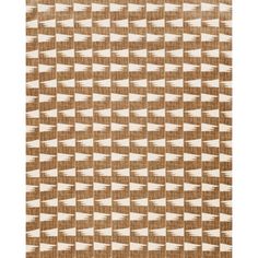 a brown and white rug with lines on it