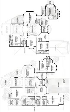 the floor plan for this house is very large and has two levels to each level