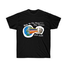 Man on the Moon III : The Chosen Kid Cudi album merch inspired Unisex Ultra Cotton T-Shirt. This ultra cotton T-Shirt has the classic cotton look and feel. Excellent quality print adds statement to casually elegant appearance. .: Classic fit .: 100% Cotton .: Light fabric (6.0 oz/yd² (203 g/m .: Runs bigger than usual - Measurements on the last picture RETURN & EXCHANGE POLICY: Every item is made to order just for you. Due to this, we do not currently accept returns or exchanges. However, if Moon Kid, Kid Cudi Albums, Album Merch, Kid Cudi, Man On The Moon, The Chosen, On The Moon, Moon Child, Cotton T Shirt