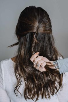 Hair Pin Hairstyle Ideas - how to use a hair pin #hairstyle Kristin Ess hair pin