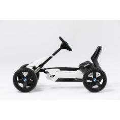 an electric scooter with two wheels on the front and one wheel in the back