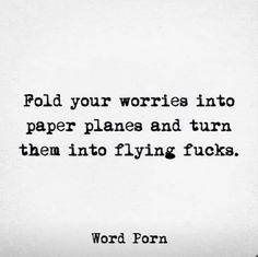 a black and white photo with the words, fold your wordies into paper planes and turn them into flying tricks