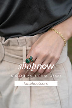 Elevate your style game with our stunning round gemstone ring, designed to make a statement wherever you go. Crafted with precision and finesse, this captivating piece is a perfect blend of elegance and flair. Plus, enjoy $10 off your first order! Shop now at Kate Koel and adorn yourself with timeless beauty. #StatementRing #RoundGemstone #FashionDeal Pyrite Stone, Galaxy Ring, Fashion Deals, Ring Metal, Stacking Ring, First Order