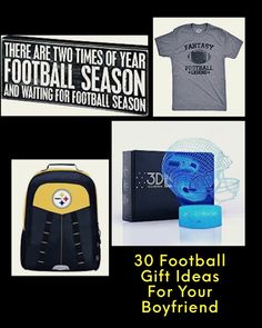 there are two times of year football season and waiting for football season gift ideas for your boyfriend