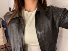 Maya Alatorre, Fire Fits, Fashion Fits, Black Leather Jacket, Cute Fits, Fashion Killa, Black Outfit, Fitness Inspo, Fashion Inspo Outfits