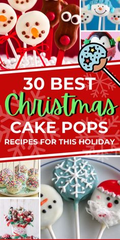 30 best christmas cake pops recipes for this holiday