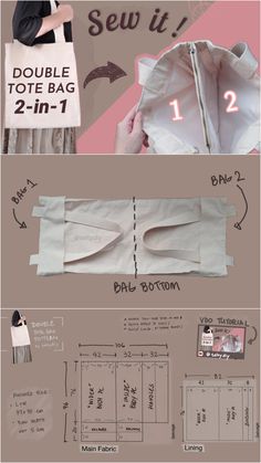 the instructions for how to make a paper bag