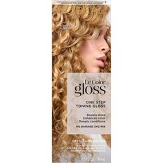 Le Color Gloss One Step Toning Gloss -  Le Secret to keeping your hair color looking gorgeous and glossy. Enhanced tone, amazing shine, and deep conditioning in 1-step with L'Oral Le Color Gloss One Step Toning Gloss.    Benefits     Le Secret to keeping your hair color looking gorgeous and glossy L'Oral's 1st at-home, in-shower toning gloss Enhanced tone, amazing shine, and deep conditioning in just one step For all hair types and textures     Features     Ammonia-Free, Mineral-Oil Free, Parabe Clear Gloss Hair Dye, Hue Hair Gloss, Gold Hair Gloss, Casting Gloss Loreal, Loreal Le Color Gloss Silver, Shimmering Lights Toner, Clear Toner For Hair, Wella Hair Gloss, Honey Toner For Blonde Hair