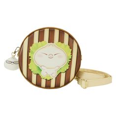 PRICES MAY VARY. 9" X 9" X 3" Officially licensed There’s nothing like a good meal to bring family together! Nurture your own little dumpling with the Loungefly Disney-Pixar Bao Steamer Crossbody Bag. Taking the shape of a steamer basket, the front of this bag shows a happy dumpling as it rests on a piece of lettuce. Turn the bag around to see woven basket details on the bag’s side and back, and look for a dumpling-shaped vegan leather bag charm near the bag’s shoulder strap. This crossbody bag Pixar Shorts, Bamboo Steamer, Steamer Basket, Catalog Bag, Loungefly Bag, Family Together, Disney Handbags, Vegan Leather Bag, Loungefly Disney