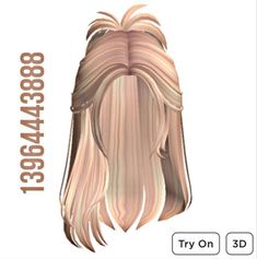 Asian Brown Hair, Blonde Hair Roblox, Brown Hair Roblox Id, Cute Blonde Hair, Brown Hair Roblox, Y2k Hair, Coding Clothes, Roblox Pictures