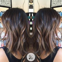 Balayage Asian Hair, Short Brunette, Brunette Hairstyles, Kelly Slater, Hair Balayage, Brown Blonde Hair, Hair Color And Cut, Short Hairstyle