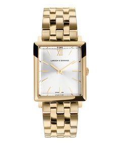 Boyfriend Mini Elevate Gold White 31mm Money Esthetics, Square Watches, Plate Movement, British Heritage, Yellow Gold Engagement Rings, Swedish Design, Iconic Design, Watches Women Fashion, Fall 2023