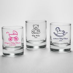 Personalized Wedding 2 oz. Shot Glass/Votive Holder Shower Candles, Shot Glasses Wedding Favors, Shower Images, Decorative Paper Napkins, Personalized Glassware, Shower Designs, Glass Votive Holders, Candle Wedding Favors, Nautical Baby Shower