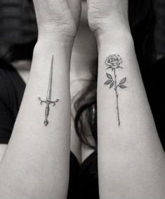 Rose And Dagger Tattoo, Witch City, Rose And Dagger, Ma Tattoo, Tattoo Henna, Dagger Tattoo, Salem Ma, Occult Art, Tattoo Designs For Women