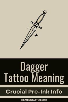 Don't ink without this crucial info! Learn about dagger tattoo meanings before you commit. Click now for essential insights! Women Dagger Tattoo, Dagger Tattoo Meaning, Dagger Finger Tattoo, Dainty Dagger Tattoo, Small Dagger Tattoo, Dagger Tattoo Design, Dagger Tattoos, Feminine Dagger Tattoo, Hold Fast Tattoo