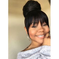 Hair In A Bun, Makeup Tip, Great Hairstyles, Ponytail Styles, African Hairstyles, Gorgeous Hair