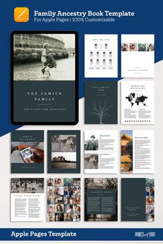 the family book template for apple pages