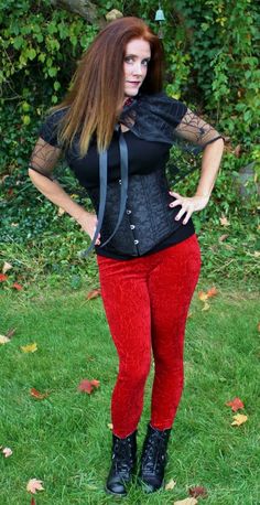 Ladies Lava Velvet Leggings - choose your size Fitted Gothic Leggings For Fall, Gothic Fitted Fall Leggings, Dr Martens Boots, Solid Leggings, Velvet Leggings, Womens Leggings, Stretch Velvet, Strike A Pose, The Dance